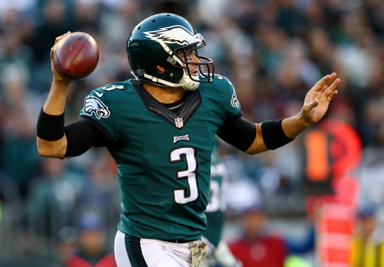 Mark Sanchez hopes to lead the Eagles to a Thanksgiving victory. (Getty)