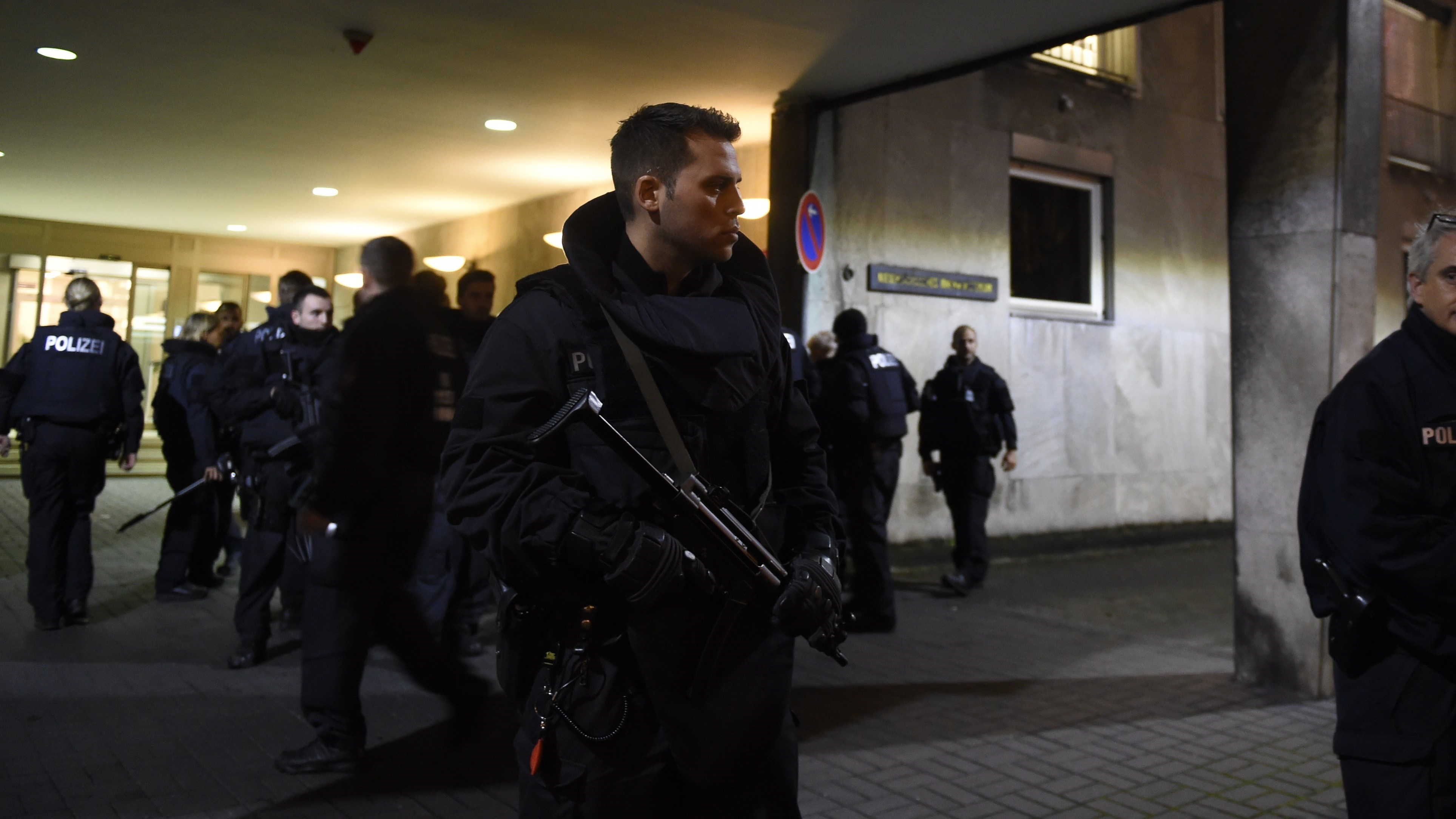 ambulance explosives hannover germany stadium