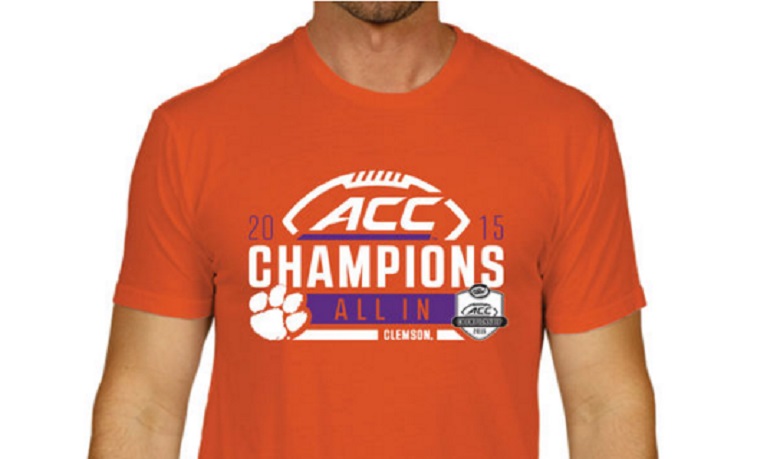 Clemson ACC Championship 2015 Shirts 
