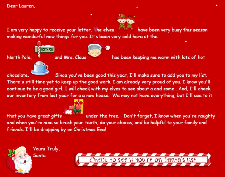 Santa Claus Letters, Santa Letters Online, Email Santa Claus, How Do I Email Santa Claus, Can I Email Santa Claus, How To Send An Email To Santa, Send Santa A Letter Online