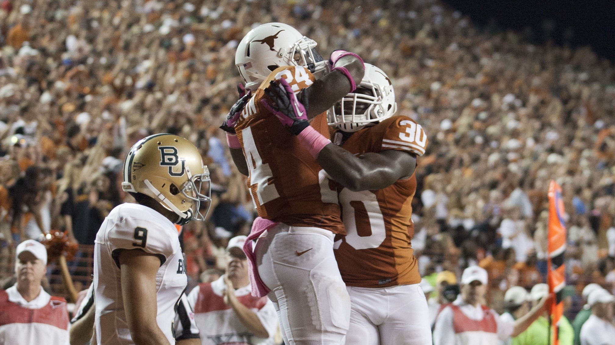 WATCH: Texas & Baylor Teams Fight As Benches Clear