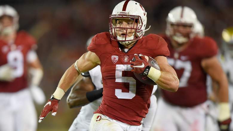 christian mccaffrey, nfl draft, predictions, odds, best bets, prop bets, vegas, what are, over, under