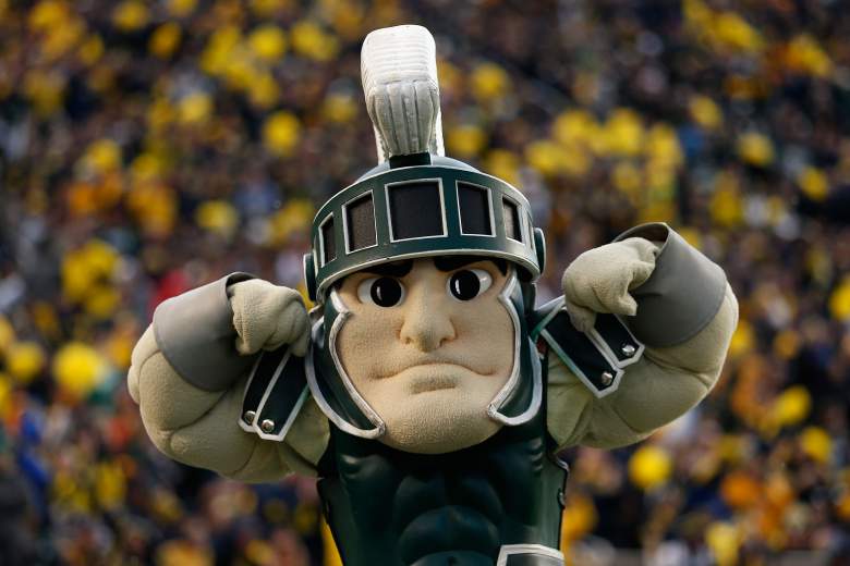 Sparty, Lee Corso, College Gameday, video, Big Ten championship game, headgear selection