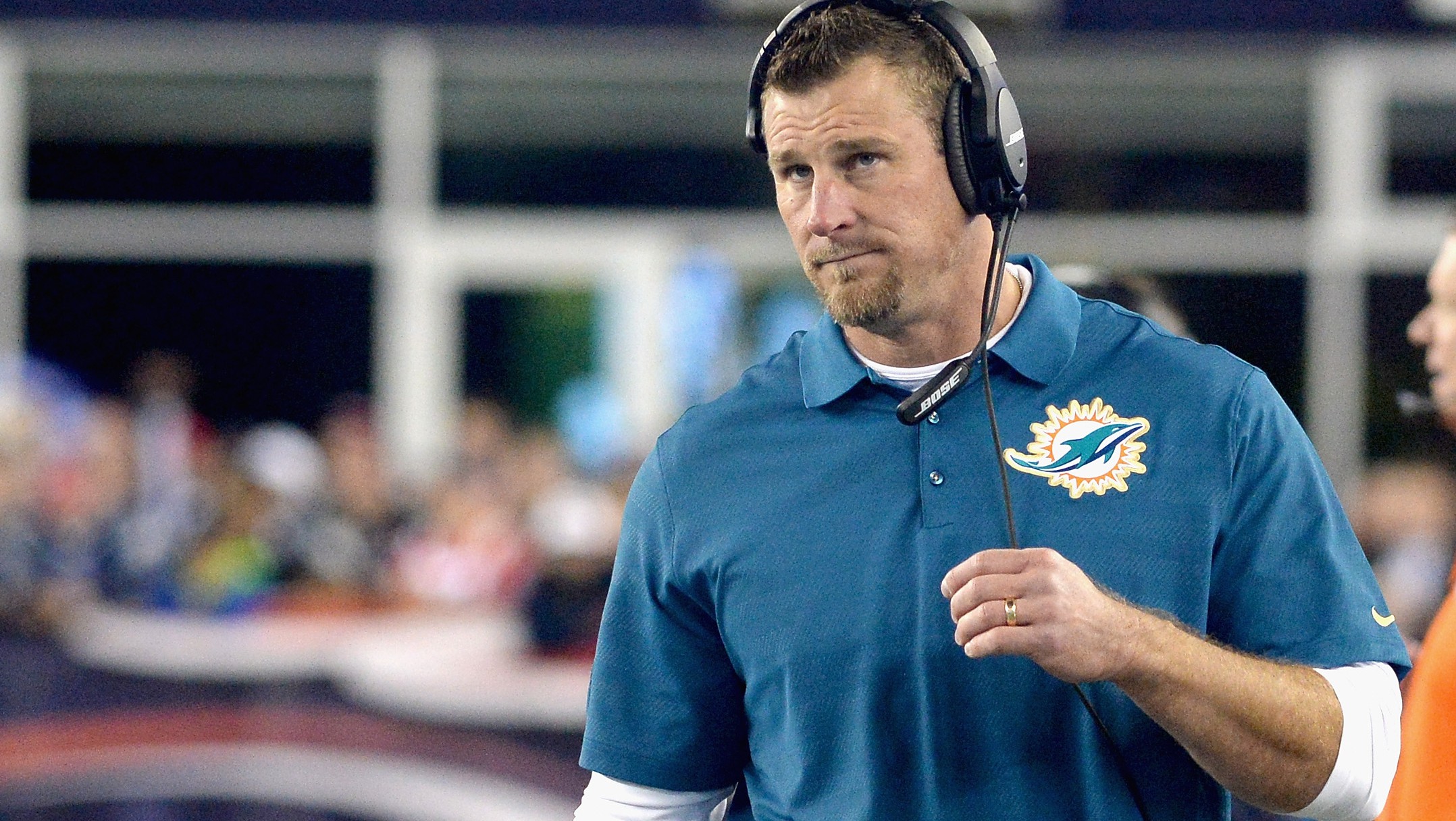 Dan Campbell: Age, Height, & Status as Dolphins Coach | Heavy.com