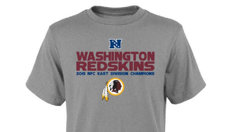 redskins division shirts
