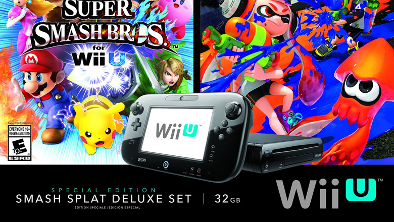 Super Smash Bros Splatoon Wii U Bundle