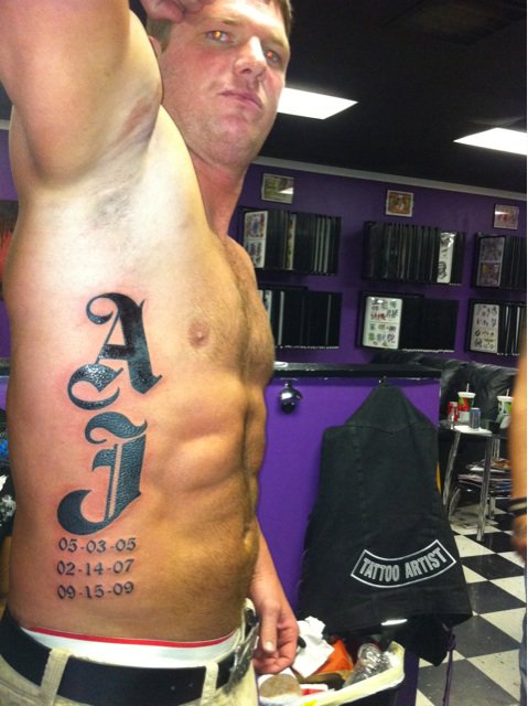 AJ Styles tattoo, AJ Styles