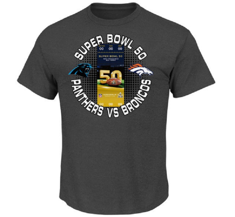 broncos panthers super bowl 50 gear shirts