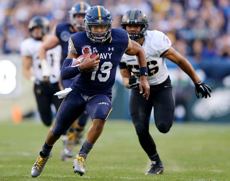 Keenan Reynolds, Navy quarterback, east-west shrine game, time, rosters, location, where, who