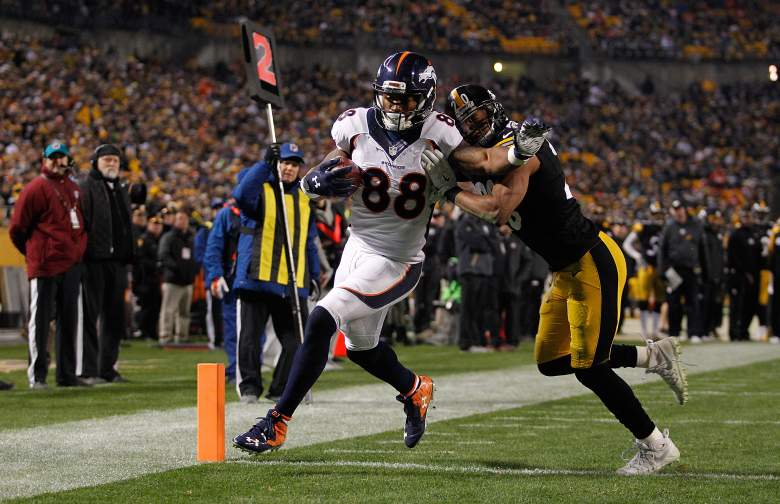 Demaryius Thomas, Denver Broncos and Pittsburgh Steelers spread, line, odds, vegas, betting, prediction