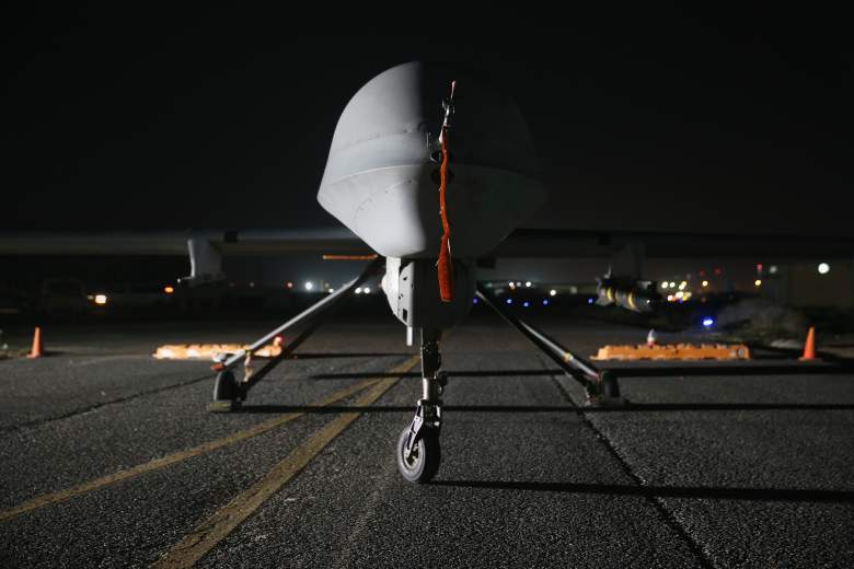 The US military's reliance on drone strikes, often from Predator models like the one seen here, are causing a massive Hellfire shortage. (Getty)