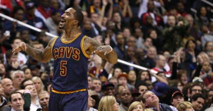 WATCH: JR Smith Gets a Ejected for Running Into Harrison Barnes