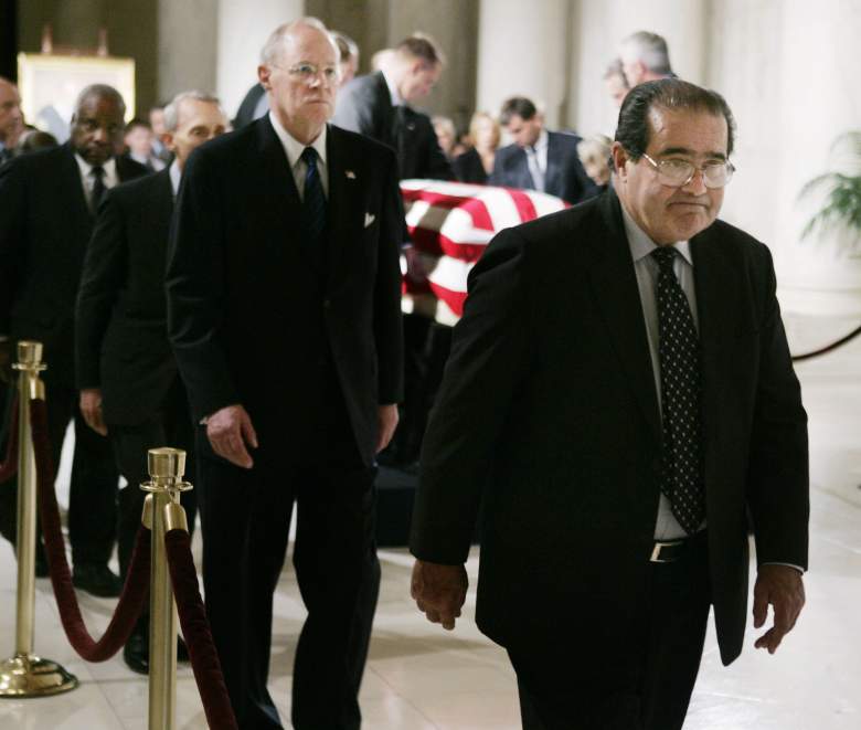 Rehnquist funeral, Scalia funeral