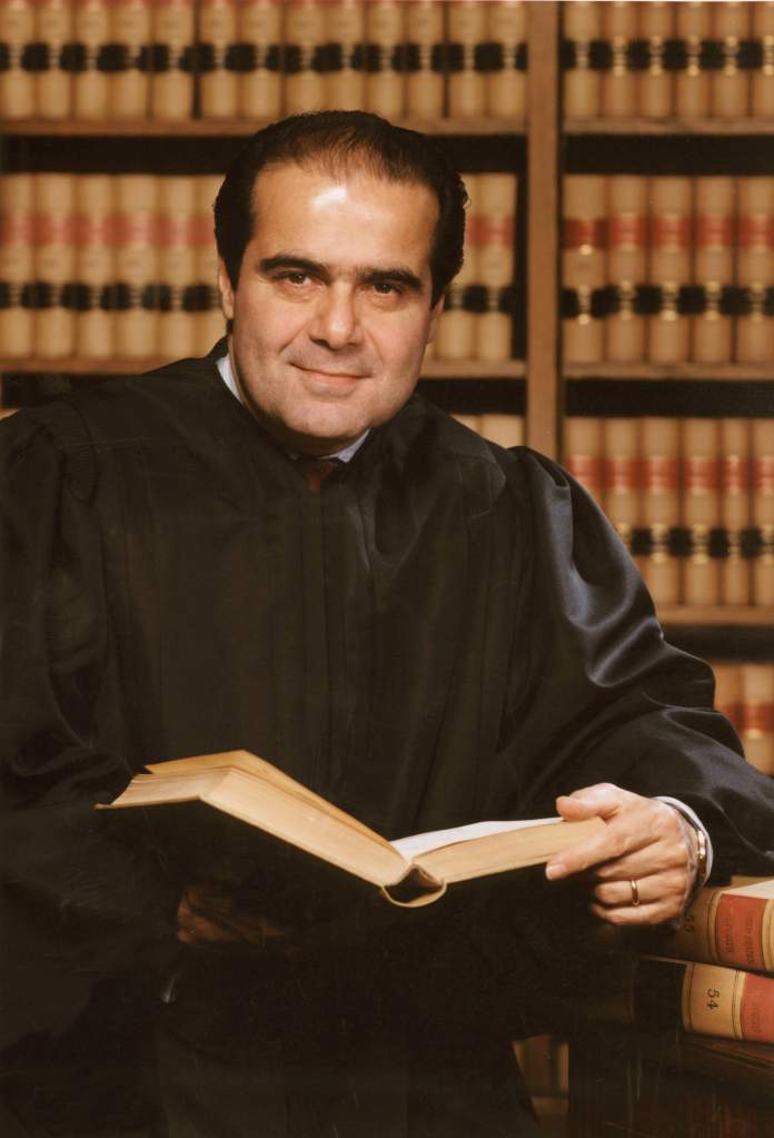 384802 07: (FILE PHOTO) This undated file photo shows Justice Antonin Scalia of the Supreme Court of the United States in Washington, DC. (Photo by Liaison)