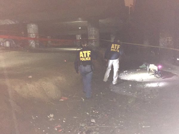 ATF agents assist in the investigation into The Jungle shooting. (ATF/Twitter)