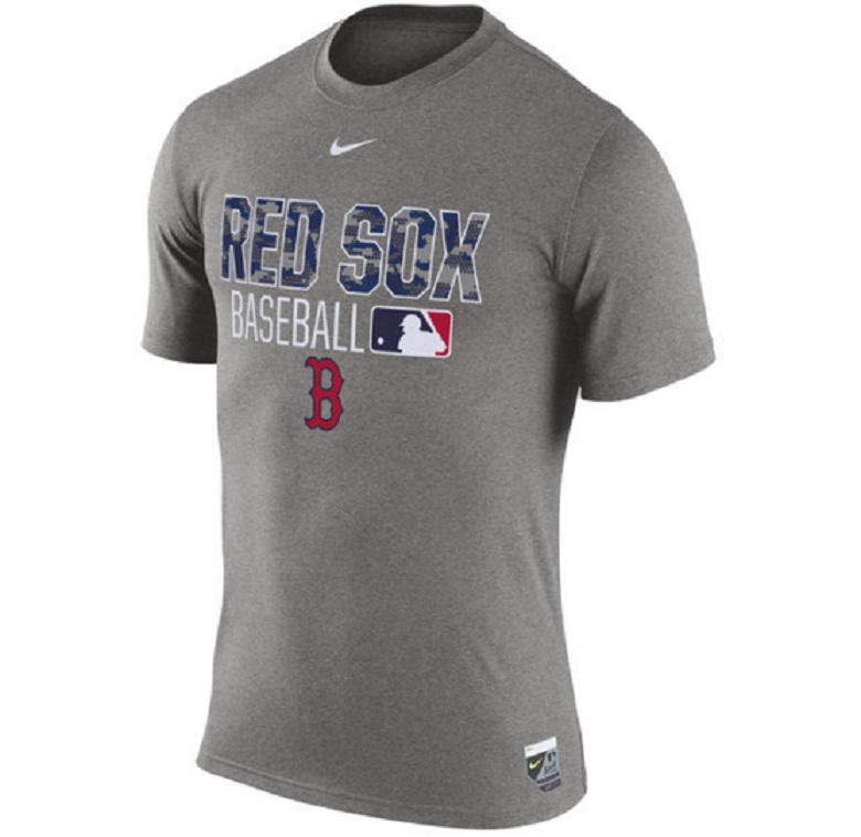  Boston Red Sox Men's Moisture Wicking Active Fabric Jersey  Shirt : Sports & Outdoors