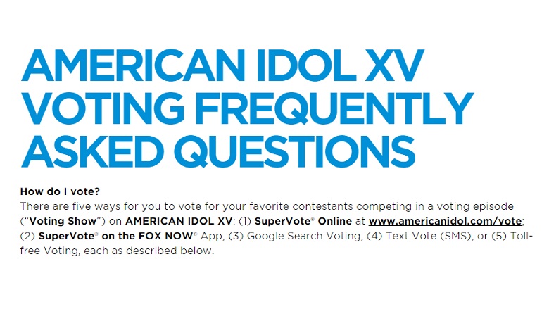 American Idol, American Idol 2016 Voting, American Idol SuperVote, American Idol Vote, How To Vote American Idol, American Idol App, American Idol Online Voting, American Idol Facebook, American Idol Text