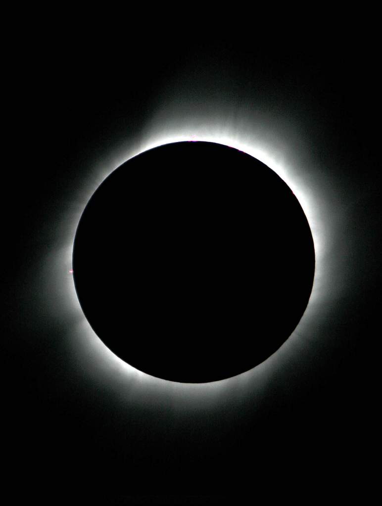 ATHENS - MARCH 29: A total solar eclipse is seen on March 29, 2006 above Athens, Greece. In an annular or total eclipse, the Moon moves between the Sun and Earth and completely blocking the sun. (Photo by Milos Bicanski/ Getty Images)