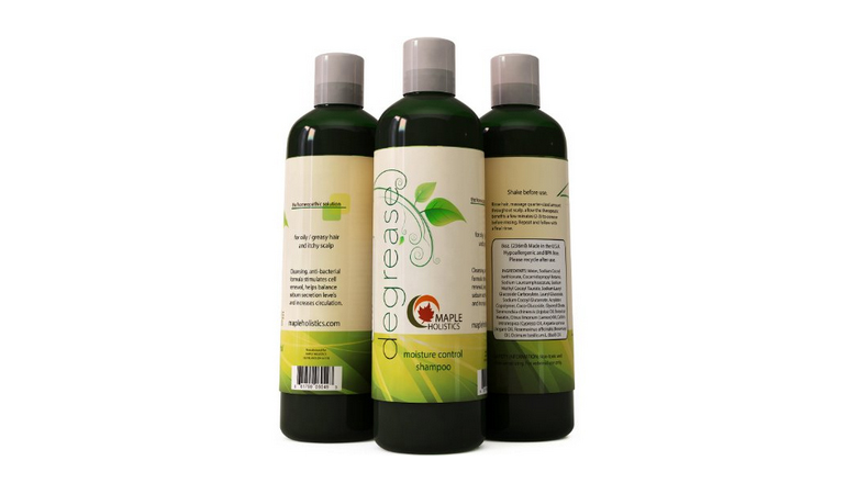 Maple Holistics organic shampoo for greasy hair