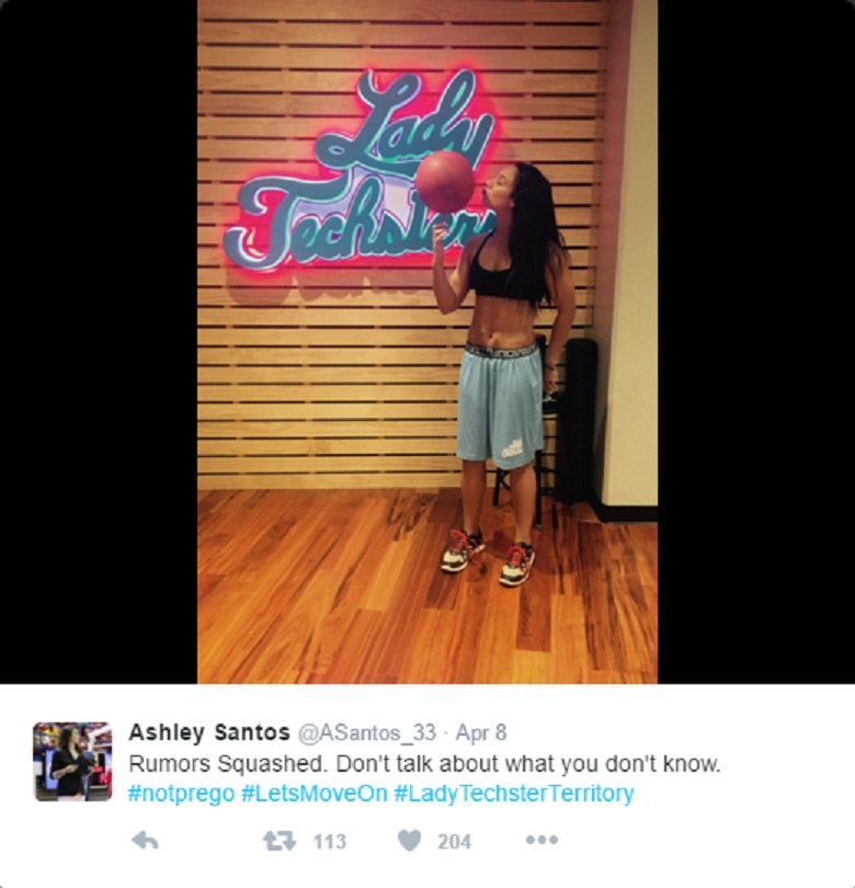 ashley santos tyler summitt twitter pregnant player