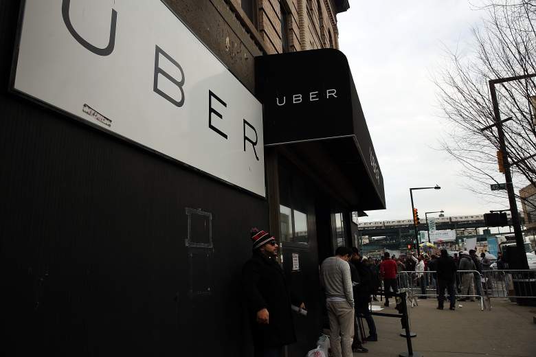 NEW YORK, NY - FEBRUARY 01: Uber headquarters stands in Queens as hundreds of Uber drivers protest the company's recent fare cuts and went on strike in front of the car service's New York offices on February 1, 2016 in New York City. The drivers say Uber continues to cut into their earnings without cutting into its own take from each ride. In claiming fare reduction would mean more work for drivers, the San Francisco based company cut its prices by 15 percent last week. (Photo by Spencer Platt/Getty Images)