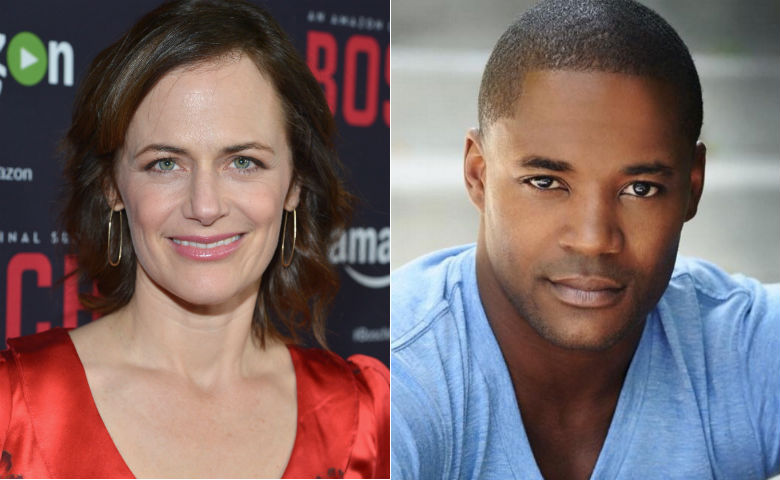 Sarah Clarke and Duane Henry will make their NCIS debuts in this season's final two episodes. (Getty & Instagram/@duanehenryofficial)
