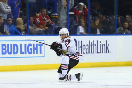 Blackhawks’ Patrick Kane Comments on First Game With Bedard