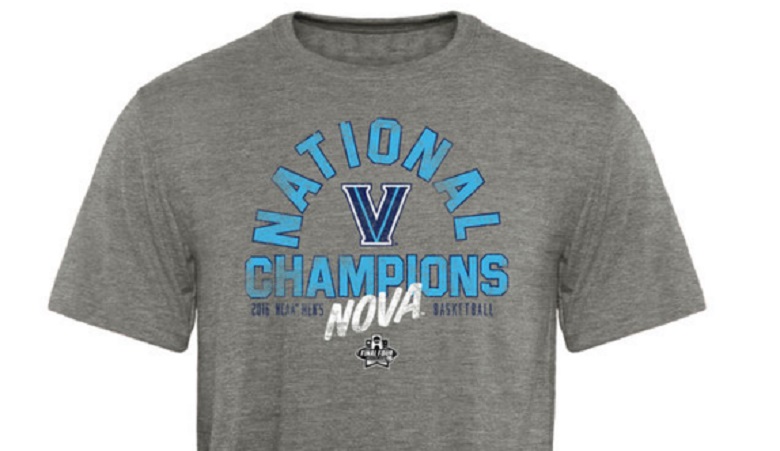 villanova national champions gear shirts
