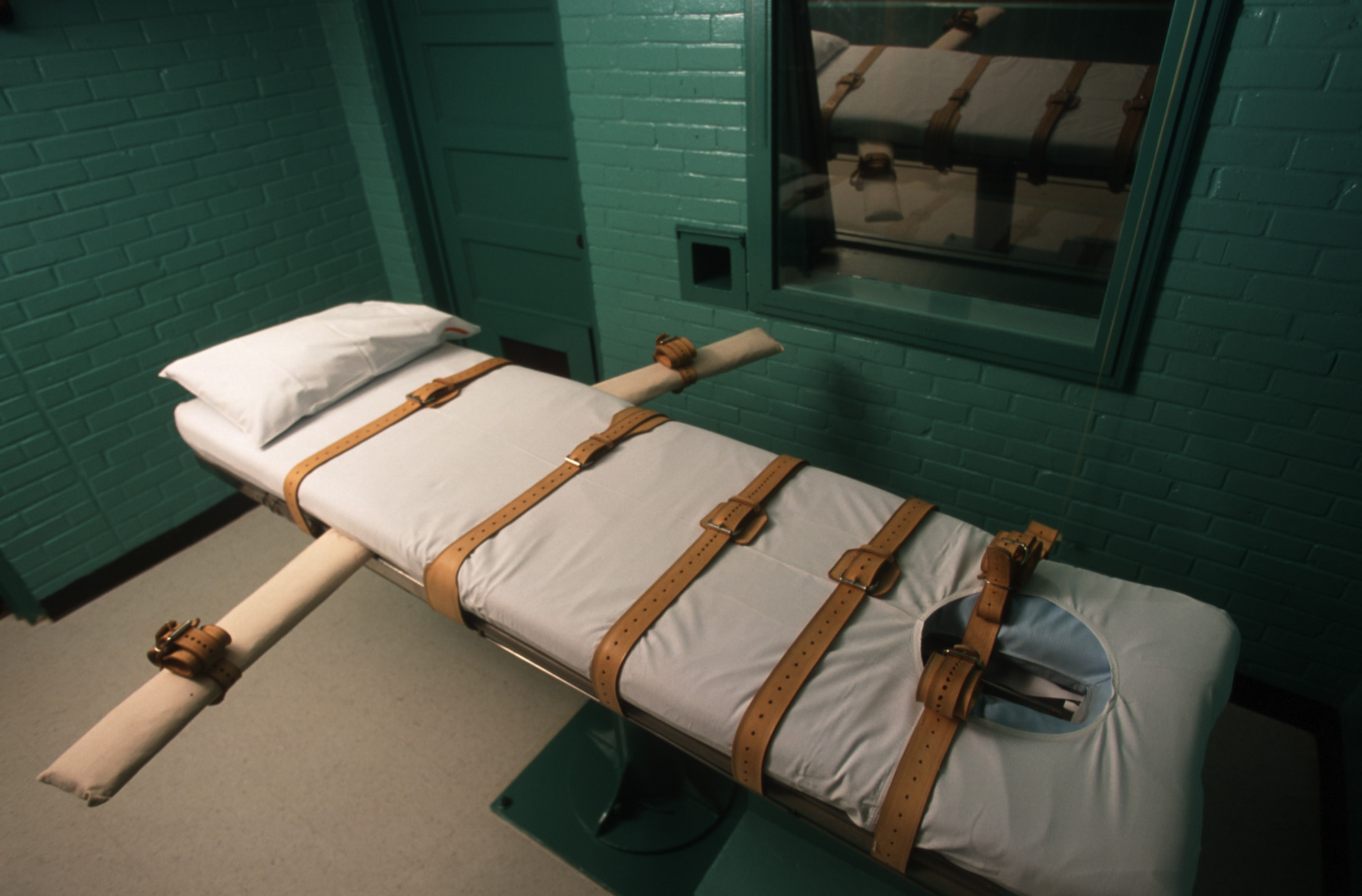 The death chamber in Huntsville, Texas. (Getty)