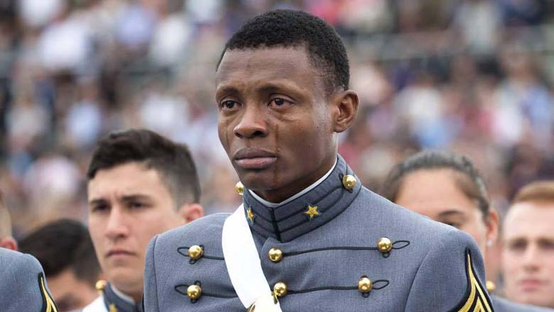 Alix Idrache Haitian West Point Graduate Tears Photo