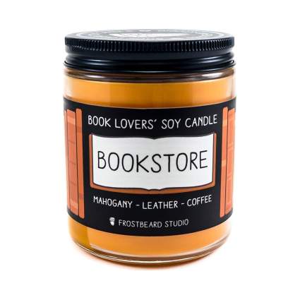 Bookstore - Book Lovers' Soy Candle - 8oz Jar
