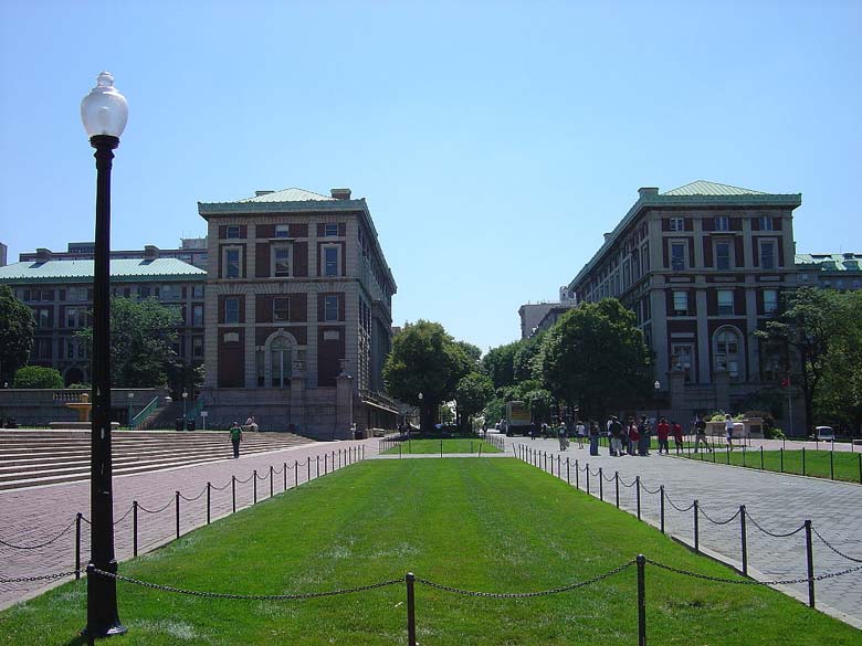 College Walk in Columbia University Wikipedia Page