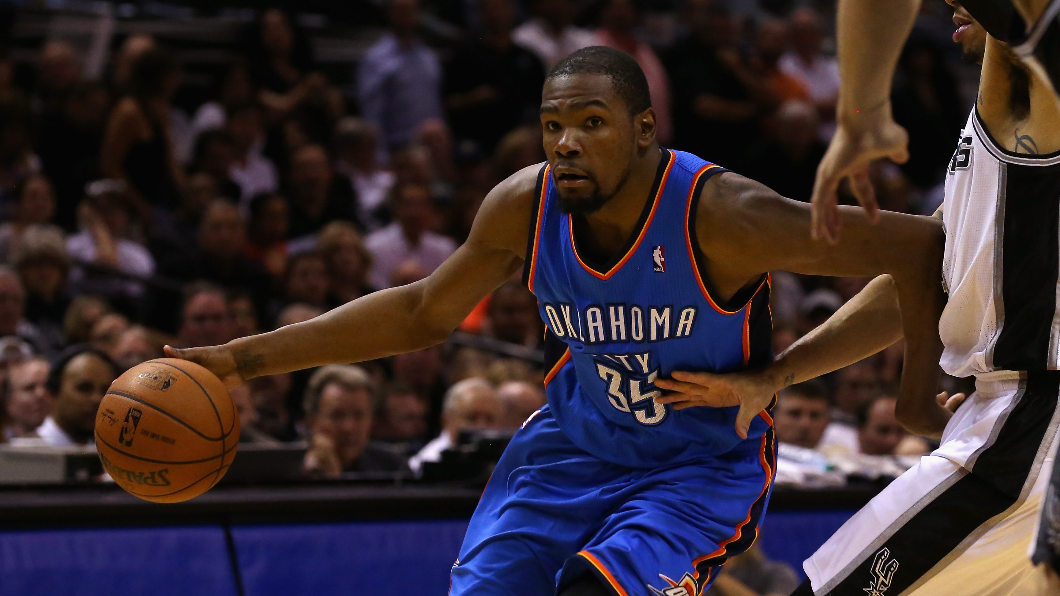 Kevin Durant 41 pts 5 rebs 4 asts vs Spurs 2016 PO G4 