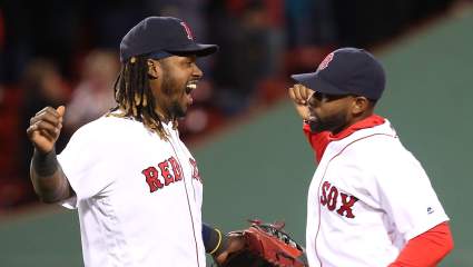 WATCH: Hanley Ramirez Photobombs Jackie Bradley’s Interview