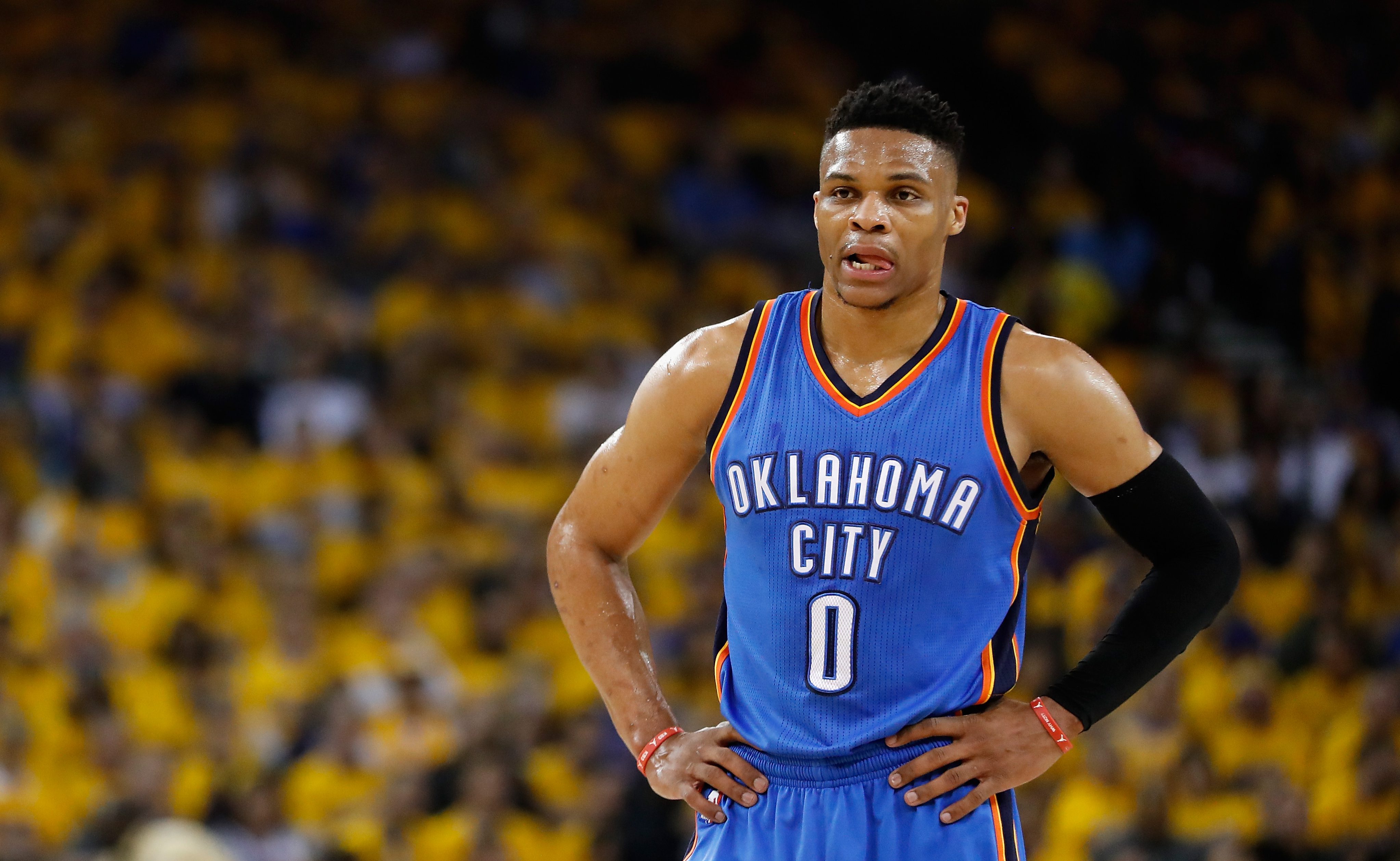 Russell Westbrook Stats Game 2 Western Conference Finals   Gettyimages 532005948 E1463608723876 