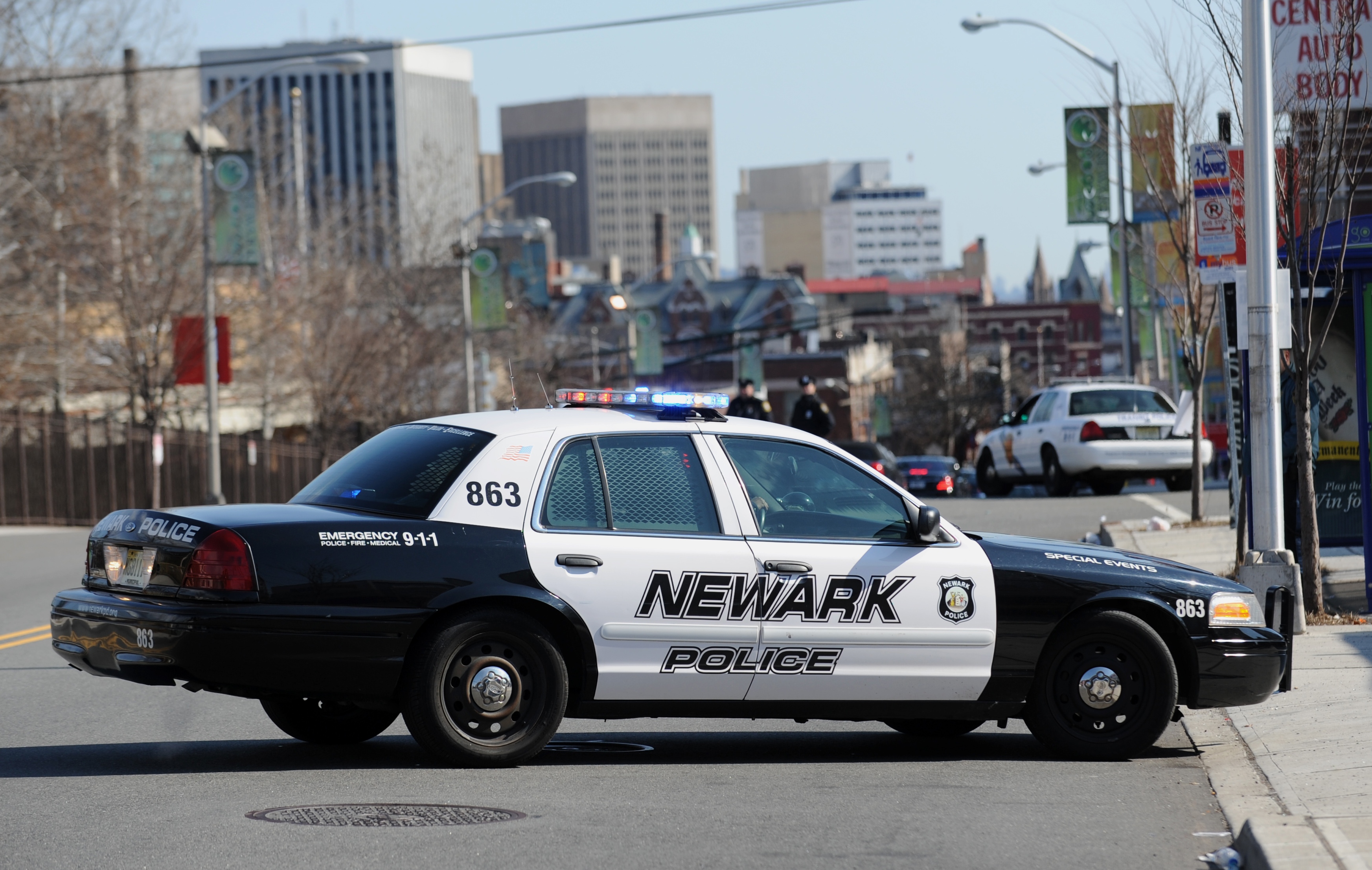 A Newark Police Department car. (Getty)