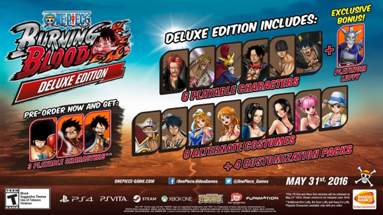 one piece burning blood wanted pack 2