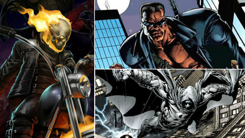 ghost rider netflix, blade netflix, moon knight netflix