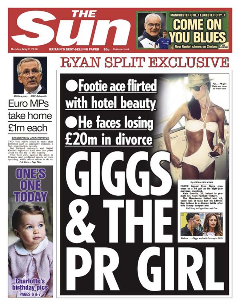 Ryan Giggs The Sun Affair