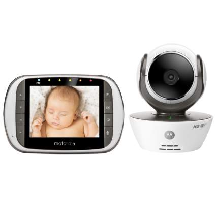 Motorola MBP853CONNECT Digital Video Baby Monitor with Wi-Fi Internet Viewing and 3.5 Inch Diagonal Color Screen , best baby shower gift