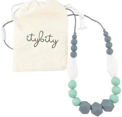 baby shower gift teething necklac