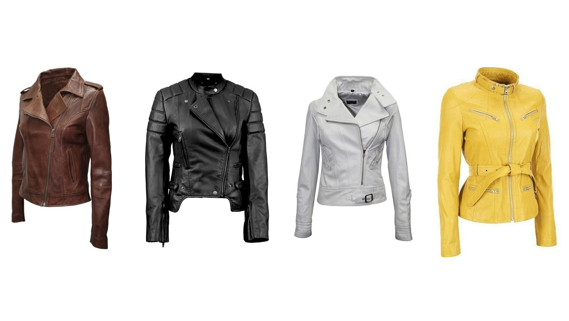 Women Stylish Motorcycle Biker Genuine Lambskin Leather Jacket for Women Brown