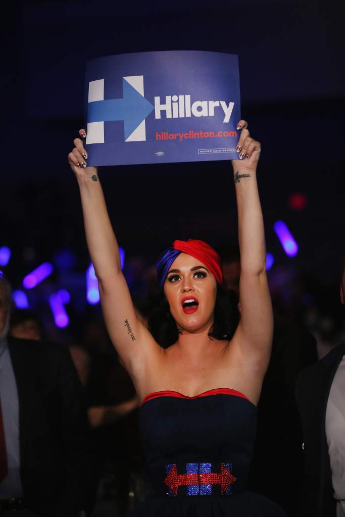 Katy Perry, Hillary Clinton