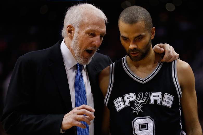 Gregg Popovich Tony Parker, San Antonio Spurs