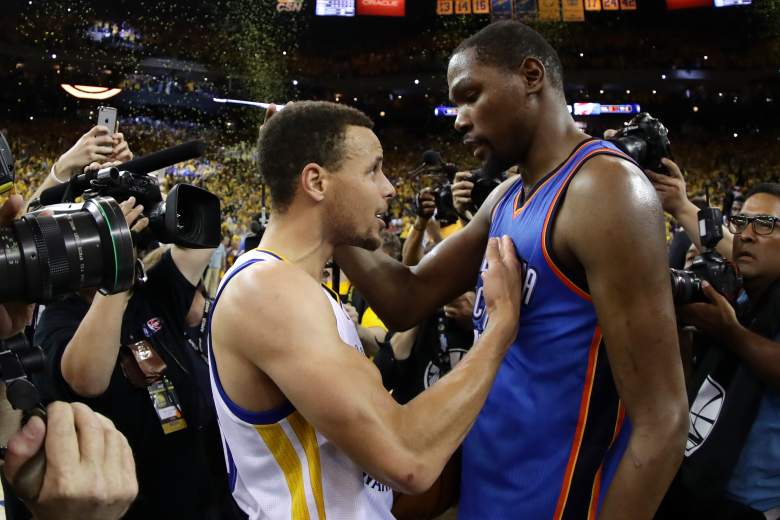 Stephen Curry Kevin Durant, 2016 Western Conference Finals