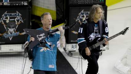 WATCH: Metallica’s National Anthem Sharks-Penguins Game 4