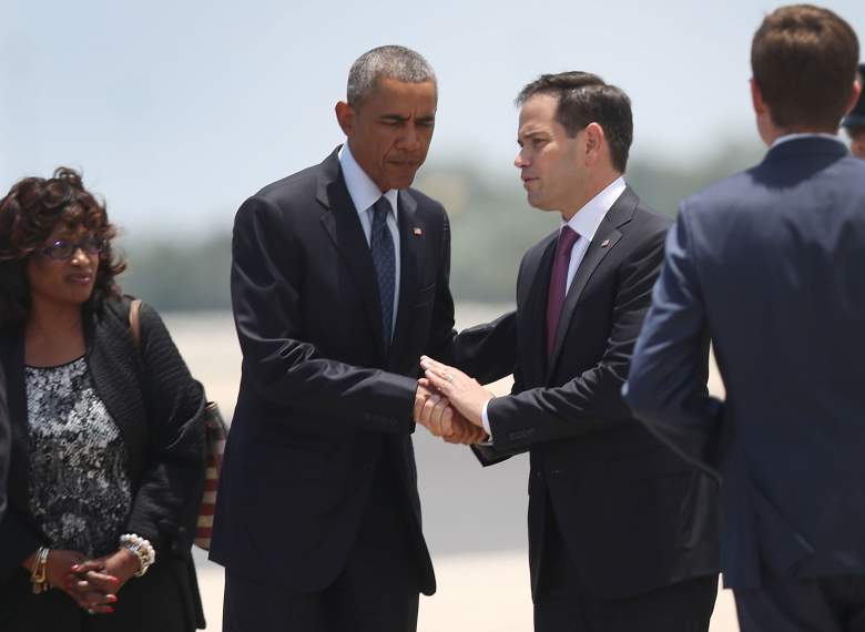 President Obama and Marco Rubio, Marco Rubio Orlando, Marco Rubio Senator