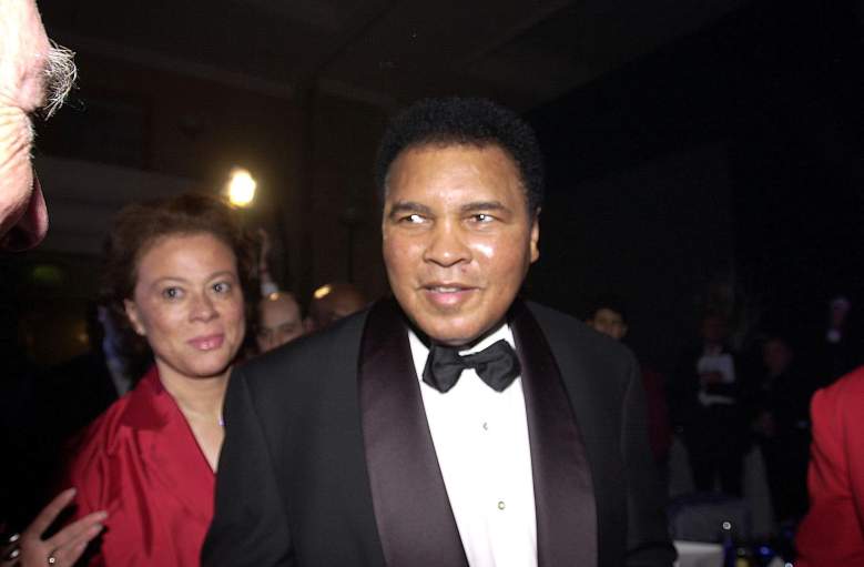 15 Jan 2001: Muhammad Ali of USA during his Birthday Party at the London Hilton. Mandatory Credit: John Gichigi/ALLSPORT