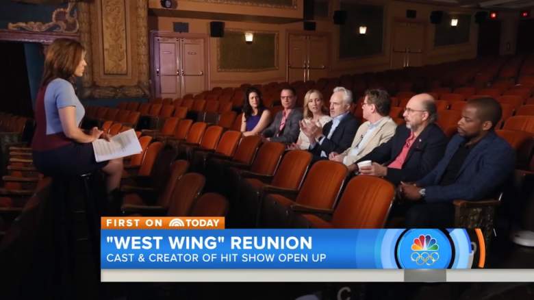 West Wing reunion, West Wing today show, West Wing cast reunite