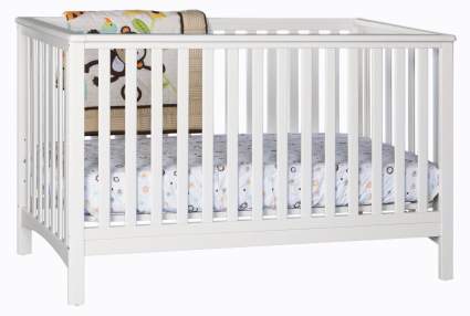 Stork Craft Hillcrest Fixed Side Convertible Crib, White , best crib for baby, best nursery bed